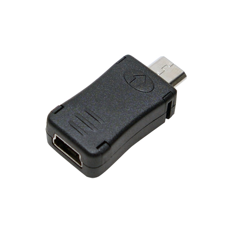 ADAPTOR LOGILINK, pt. smartphone, USB 2.0, Micro-USB (T) la Mini-USB (M), negru, "AU0010" (include TV 0.06 lei) thumb