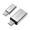 ADAPTOR LOGILINK, pt. smartphone, USB 3.1 Type-C (T) la Micro-USB 2.0 (M) sau USB 3.0 (M), argintiu, &quot;AU0040&quot; (include TV 0.06 lei)