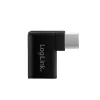 ADAPTOR LOGILINK, pt. smartphone, USB 3.2 Type-C (T) la USB 2.0 (M), USB-C 90 grade, pana la 5V / 3A 15W, negru, &quot;AU0055&quot; (include TV 0.06 lei)