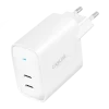 ALIMENTATOR retea 220V LOGILINK, universal, 2 x USB-C,  maxim 11V/1.8A, GaN 40W, suport OCP/OVP/OHP/SCP, alb, &quot;PA0282&quot;