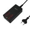 ALIMENTATOR retea 220V LOGILINK, universal, 8 x USB, maxim 8.8A, 44W, suport OCP/OVP/OTP, negru, &quot;PA0140&quot; (include TV 0.8lei)