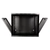 CABINET 19" LOGILINK   6U, fixare pe perete, Flatpack (dezasamblat),  Black, 323 (h) x 540 (w) x 400 (d) mm, usa sticla cu blocare, otel 1.5mm, sarcina maxima 50Kg, "W06A40B"
