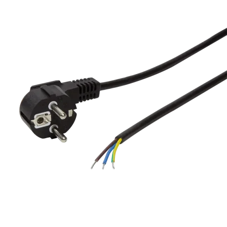 CABLU alimentare LOGILINK 1.8m, intrare Schuko, iesire fire fara conector 3 x 0.75mm2, 10A / 2500W, 1.5m, black, &quot;CP135&quot; (include TV 0.18lei)