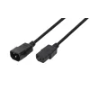 CABLU alimentare LOGILINK prelungitor, 3m, intrare C13, iesire C14, 10A, bulk, black, &quot;CP110&quot; (include TV 0.8lei)