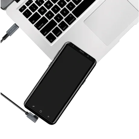 CABLU alimentare si date LOGILINK, pt. smartphone, USB 2.0, USB Type-C (T) la USB Type-C (T) la  90 grade, 2m, PD 100W, 2 x ecranat, plastic, negru, &quot;CU0183&quot;