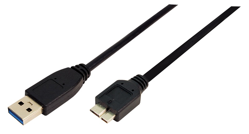 CABLU alimentare si date LOGILINK, pt. smartphone, USB 3.0 (T) la Micro-USB 3.0 (M), 1m, negru, "CU0026" thumb