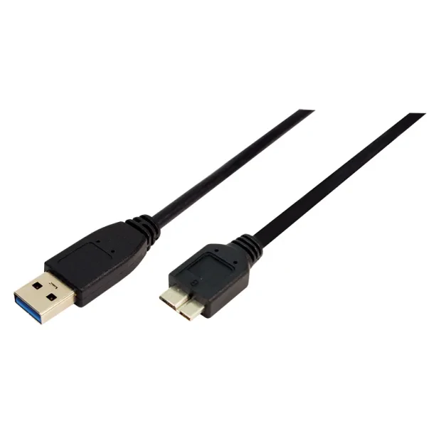 CABLU alimentare si date LOGILINK, pt. smartphone, USB 3.0 (T) la Micro-USB 3.0 (M), 1m, negru, &quot;CU0026&quot;