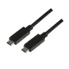 CABLU alimentare si date LOGILINK, pt. smartphone, USB 3.2, USB Type-C (T) la USB Type-C (T), 0.5m, negru, "CU0128"