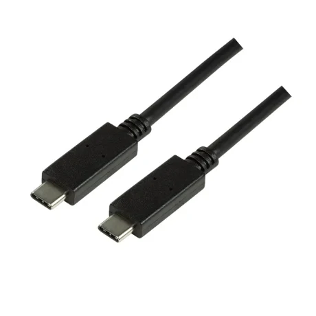 CABLU alimentare si date LOGILINK, pt. smartphone, USB 3.2, USB Type-C (T) la USB Type-C (T), 0.5m, negru, "CU0128"