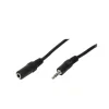 CABLU audio LOGILINK prelungitor stereo (3.5 mm jack M/T), 10m, negru, &quot;CA1056&quot; (include TV 0.8lei)