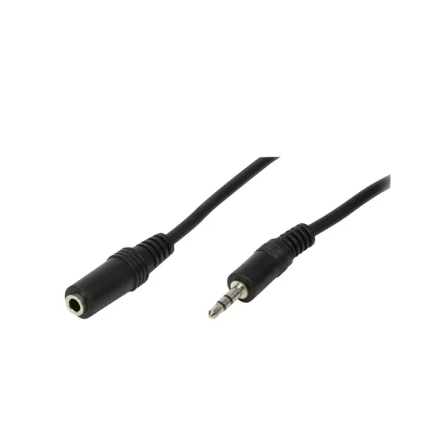 CABLU audio LOGILINK prelungitor stereo (3.5 mm jack M/T), 10m, negru, &quot;CA1056&quot; (include TV 0.8lei)