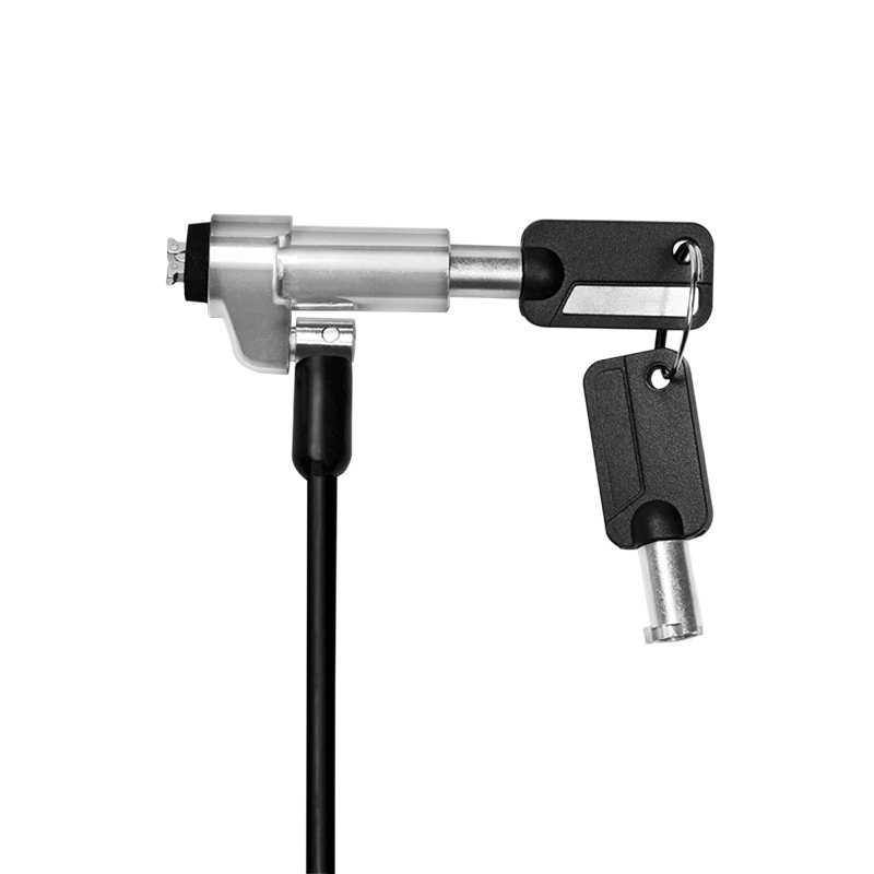 CABLU securitate LOGILINK pt. notebook, slot nano, 2 chei standard, 1.8m, cablu aliaj-zinc, permite pivotant si rotire, "NBS013" (include TV 0.18lei) thumb