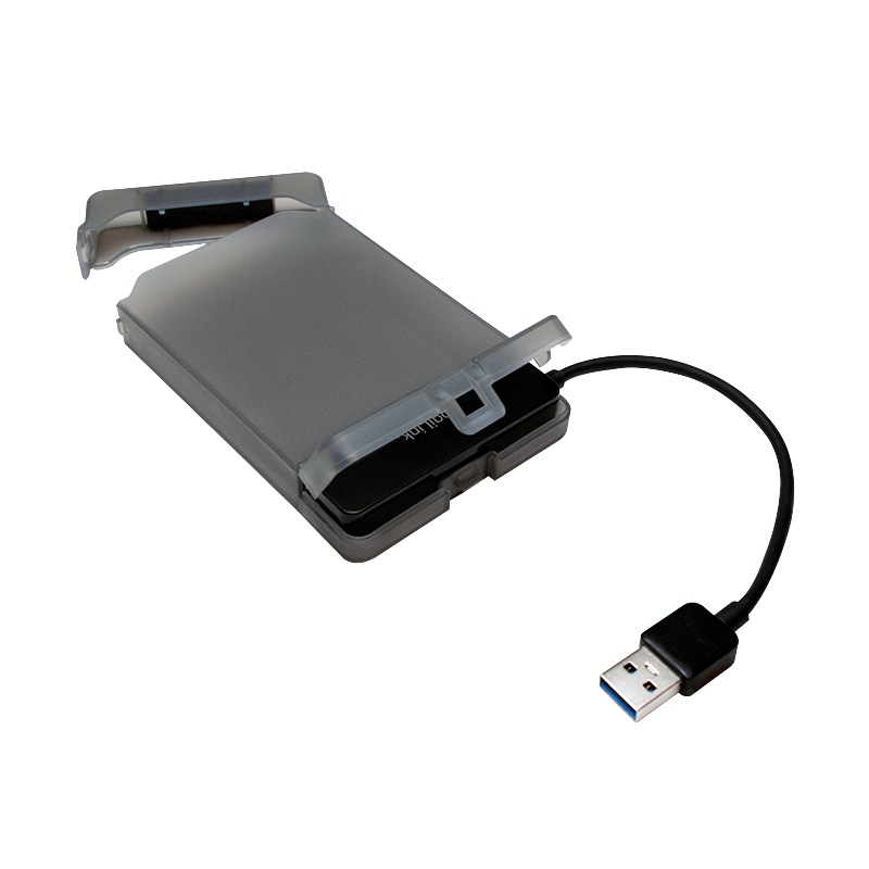 CABLU USB LOGILINK adaptor, USB 3.0 (T) la S-ATA (T), 10cm, adaptor USB la HDD S-ATA 2.5", carcasa de protectie pt. HDD, negru, "AU0037" (include TV 0.18lei) thumb