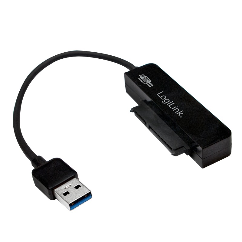 CABLU USB LOGILINK adaptor, USB 3.0 (T) la S-ATA (T), 6cm, adaptor USB la HDD S-ATA 2.5", negru, "AU0012A" (include TV 0.06 lei) thumb
