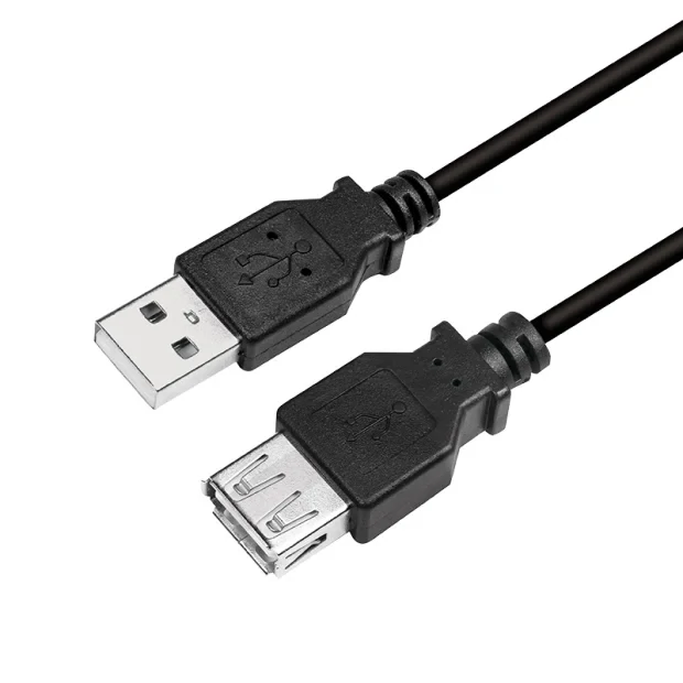 CABLU USB LOGILINK prelungitor, USB 2.0 (T) la USB 2.0 (M), 3m, negru, &quot;CU0011B&quot; (include TV 0.06 lei)