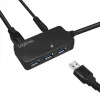CABLU USB LOGILINK prelungitor, USB 3.0 (T) la 4 x USB 3.0 (M), 10m, activ (permite folosirea unui cablu USB lung), negru, &quot;UA0262&quot; (include TV 0.8lei)