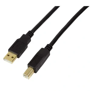 CABLU USB LOGILINK pt. imprimanta, USB 2.0 (T) la USB 2.0 Type-B (T), 10m, black, &quot;UA0264&quot; (include TV 0.8lei)