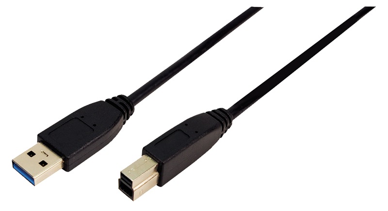 CABLU USB LOGILINK, USB 3.0 (T) la USB 3.0 Type-B (T), 1m, black, "CU0023" (include TV 0.06 lei) thumb