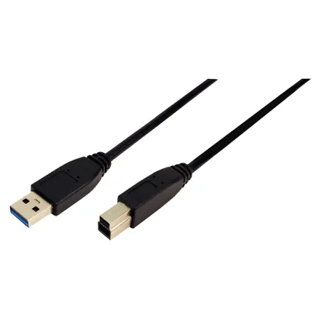 CABLU USB LOGILINK, USB 3.0 (T) la USB 3.0 Type-B (T), 1m, black, &quot;CU0023&quot; (include TV 0.06 lei)