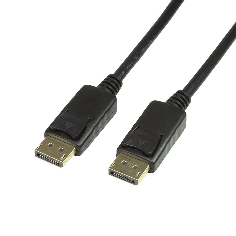 CABLU video LOGILINK, DisplayPort (T) la DisplayPort (T), 10m, conectori auriti, rezolutie maxima 4K (3840 x 2160) la 60 Hz, negru, "CV0077" (include TV 1.5 lei) thumb