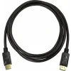 CABLU video LOGILINK, DisplayPort (T) la DisplayPort (T), 2m, conectori auriti, rezolutie maxima 8K (7680 x 4320) la 60 Hz, negru, "CV0120" (include TV 0.8lei)