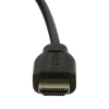 CABLU video LOGILINK, HDMI (T) la HDMI (T), 20m, conectori auriti, rezolutie maxima 4K UHD (3840 x 2160) la 30 Hz, HDMI 1.4, 2xecranaj, negru, &quot;CH0055&quot;