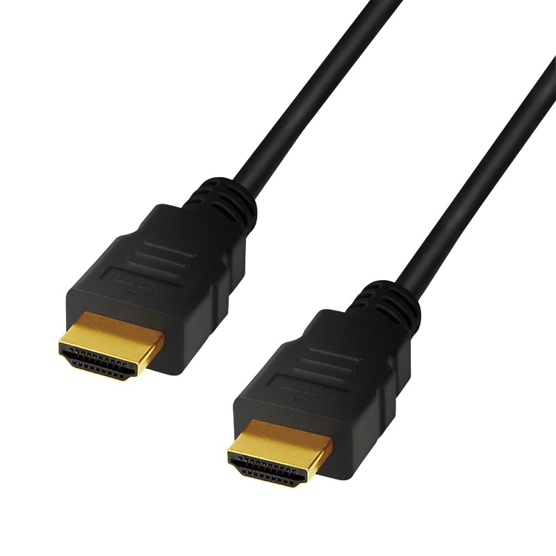 CABLU video LOGILINK, HDMI (T) la HDMI (T), 2m, conectori auriti, rezolutie maxima 8K (7680 x 4320) la 60 Hz, negru, "CH0078" (include TV 0.18lei) thumb