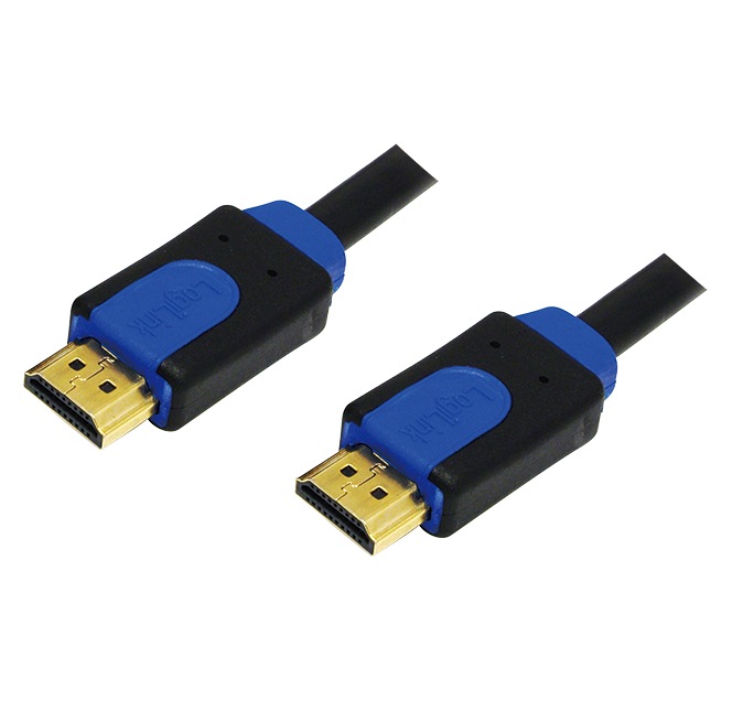 CABLU video LOGILINK, HDMI (T) la HDMI (T), 2m, premium, conectori auriti, rezolutie maxima 4K UHD (3840 x 2160) la 60 Hz, negru, "CHB1102" (include TV 0.8lei) thumb
