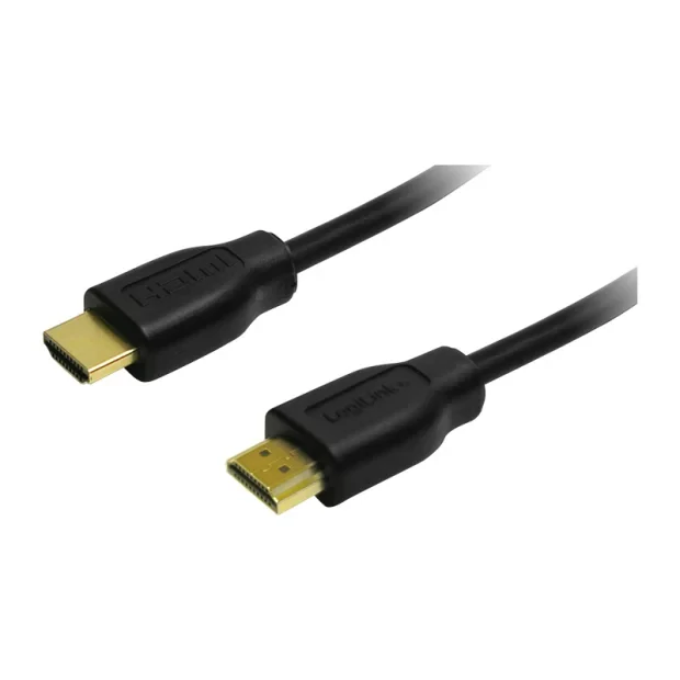 CABLU video LOGILINK, HDMI (T) la HDMI (T), 5m, conectori auriti, rezolutie maxima 4K UHD (3840 x 2160) la 30 Hz, negru, &quot;CH0039&quot; (include TV 0.8lei)