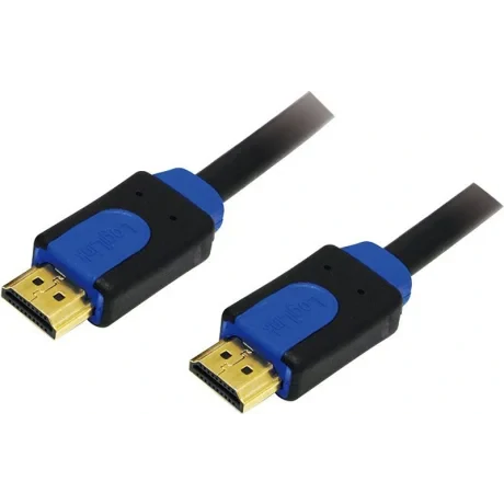 CABLU video LOGILINK, HDMI (T) la HDMI (T), 5m, premium, conectori auriti, rezolutie maxima 4K UHD (3840 x 2160) la 60 Hz, negru, &quot;CHB1105&quot; (include TV 0.8lei)