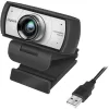 CAMERA WEB LOGILINK senzor. 1080p Full-HD cu rezolutie video 1920x1080; unghi vizualizare 120grade, pivotare 90grade, rotatie 180grade, microfon dual, cablu 1.6m, &quot;UA0377&quot; (include TV 0.18lei)