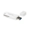 CARD READER extern LOGILINK, interfata USB 3.0, citeste/scrie: SD, micro SD; plastic, alb &quot;CR0034A&quot; (include TV 0.18lei)