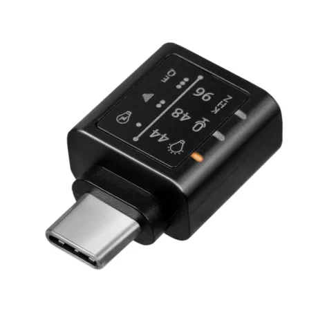 CONVERTOR audio LOGILINK, intrare: 1 x USB-C (T), iesire: 1 x 3.5&quot; jack (M),  24-bit, 96KHz, egalizator, built-in microfon, black, &quot;UA0363&quot; (include TV 0.18lei)