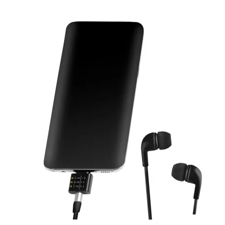 CONVERTOR audio LOGILINK, intrare: 1 x USB-C (T), iesire: 1 x 3.5&quot; jack (M),  24-bit, 96KHz, egalizator, built-in microfon, black, &quot;UA0363&quot; (include TV 0.18lei)