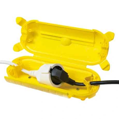CUTIE protectie priza Logilink, pentru exterior, protectie IP44, galben, &quot;LPS217&quot; (include TV 0.8lei)