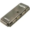 HUB extern LOGILINK, porturi USB: USB 2.0 x 4, conectare prin USB 2.0, negru, &quot;UH0001A&quot;  (include TV 0.8lei)