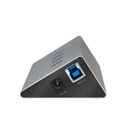 HUB extern LOGILINK, porturi USB: USB 3.0 x 4, Fast Charging x 1, conectare prin USB 3.0, alimentare retea 220 V, argintiu, &quot;UA0227&quot;  (include TV 0.8lei)