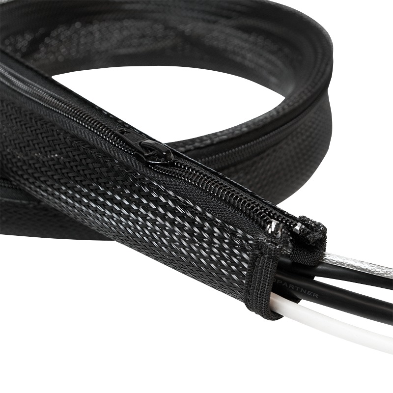 MANSON protectie cabluri LOGILINK, cu fermoar, diametru 20mm, 1m, negru, "KAB0046" thumb