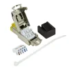 MUFA RJ-45 LOGILINK pt. cablu FTP, SFTP, Cat8.1, RJ-45 (T), ecranat, zinc turnat ecranat, manson, pentru cablu cu diametru exterior 7-8.5mm AWG22-24, 1 buc, &quot;MP0081&quot;