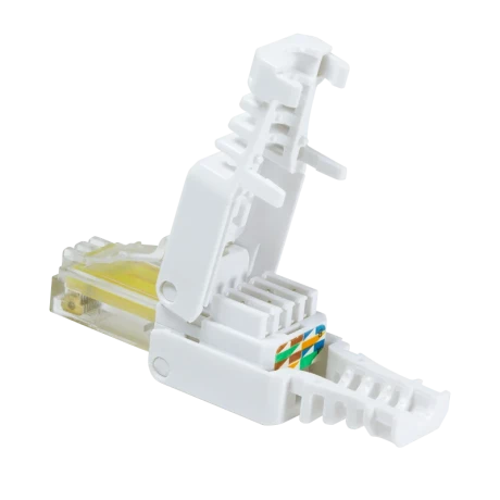 MUFA RJ-45 LOGILINK pt. cablu UTP, Cat5e, RJ-45 (T), manson, pentru cablu solid/litat AWG24-26, cablu 5.3mm, tool-free,1 buc, &quot;MP0026&quot;