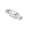 MUFA RJ-45 LOGILINK pt. cablu UTP, Cat6, RJ-45 (T), manson, pentru cablu solid/litat AWG22-24, cablu 5-6.5mm, tool-free,1 buc, &quot;MP0025&quot;