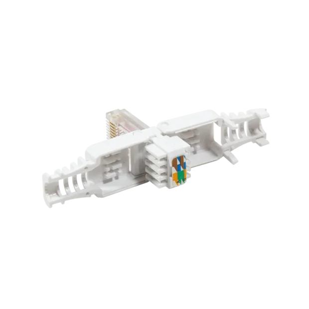 MUFA RJ-45 LOGILINK pt. cablu UTP, Cat6, RJ-45 (T), manson, pentru cablu solid/litat AWG22-24, cablu 5-6.5mm, tool-free,1 buc, &quot;MP0025&quot;
