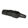 MUFA RJ-45 LOGILINK pt. cablu UTP, Cat6a, RJ-45 (T), neecranat, plastic, manson, pentru cablu solid/litat AWG22-26, 1 buc, &quot;MP0045&quot;