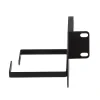 PANOU gestionare cabluri LOGILINK, tip consola L, 19 inch, 1U, cu suport metalic lateral, cu 2 console metalice, negru, &quot;OR113B&quot;