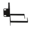 PANOU gestionare cabluri LOGILINK, tip consola L, 19 inch, 1U, cu suport metalic lateral, cu 2 console metalice, negru, &quot;OR113B&quot;