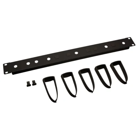 PANOU gestionare cabluri LOGILINK, tip masca orizontala, 19 inch, 1U, negru, &quot;OR105B&quot;