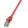 PATCH CORD FTP LOGILINK Cat5e, cupru-aluminiu, 10 m, rosu, AWG26, ecranat &quot;CP1094S&quot; (include TV 0.8lei)