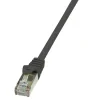 PATCH CORD FTP LOGILINK Cat5e, cupru-aluminiu, 2 m, negru, AWG26, ecranat &quot;CP1053S&quot; (include TV 0.06 lei)