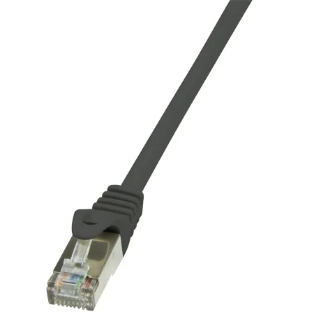 PATCH CORD FTP LOGILINK Cat6, cupru-aluminiu, 0.25 m, negru, AWG26, ecranat &quot;CP2013S&quot; (include TV 0.06 lei)