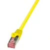 PATCH CORD S/FTP LOGILINK Cat6, LSZH, cupru, 5 m, galben, AWG27, dublu ecranat &quot;CQ2077S&quot; (include TV 0.18lei)